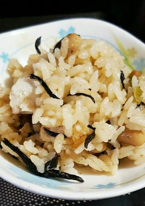 ひじき大豆で超簡単炊き込みご飯♬*ﾟ-レシピのメイン写真