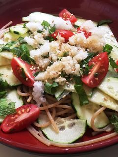 ヘルシーな和風冷製パスタ!-レシピのメイン写真