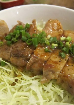 スタミナ満点☆豚テキ丼-レシピのメイン写真