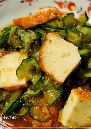 きゅうりと魚河岸あげの胡麻酢和え-レシピのメイン写真