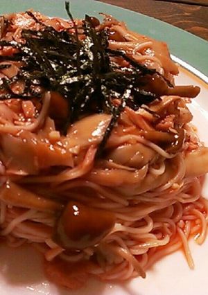 ツナとなめ茸で冷製ボスカイオーラ素麺！-レシピのメイン写真
