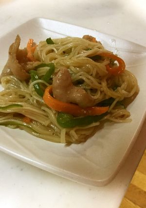 焼肉のタレをからめたホルモンチャンプルー-レシピのメイン写真