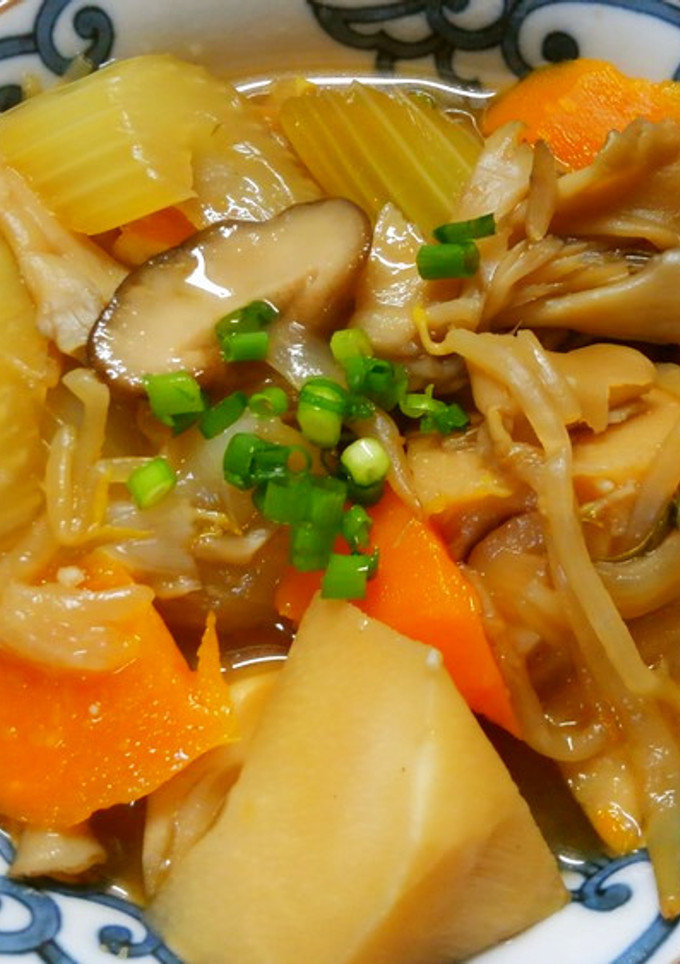 簡単！セロリとたけのこ もやしの中華煮！-レシピのメイン写真