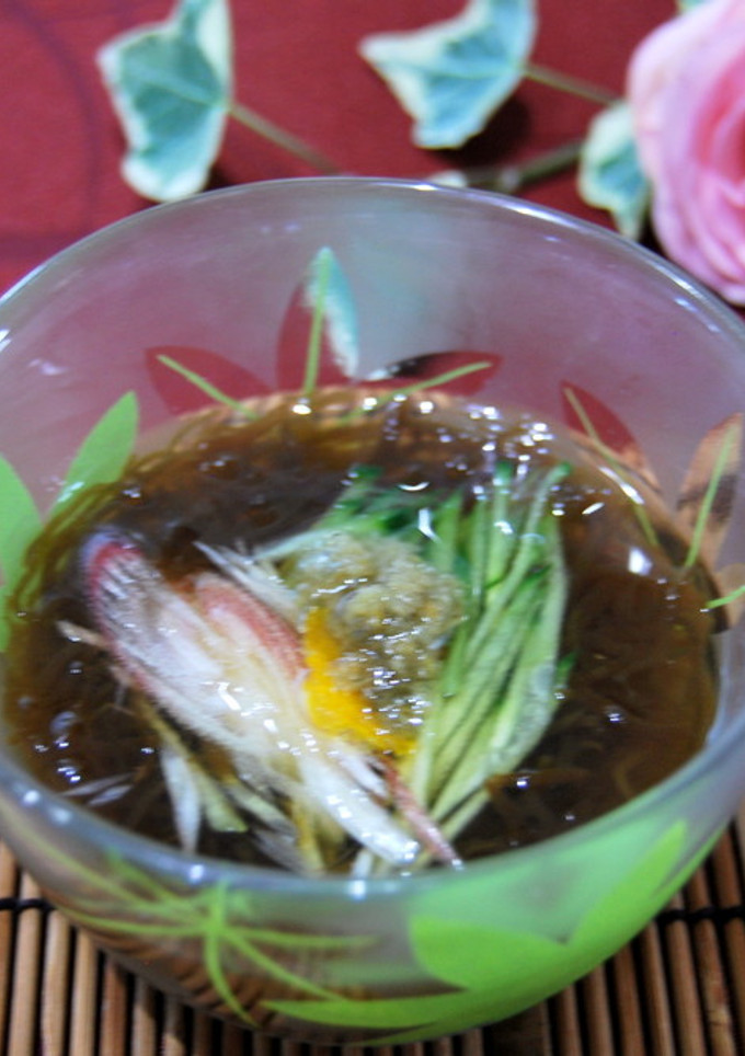 簡単♪　もずく酢-レシピのメイン写真