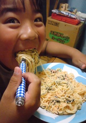 トローリたらこスパゲティ-レシピのメイン写真