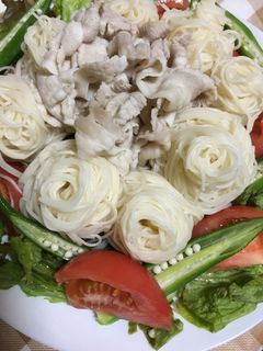 冷しゃぶそうめん-レシピのメイン写真