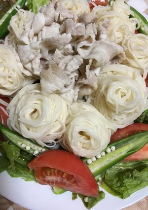 冷しゃぶそうめん-レシピのメイン写真