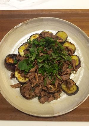 夏野菜★なすのしそ牛肉ソース-レシピのメイン写真