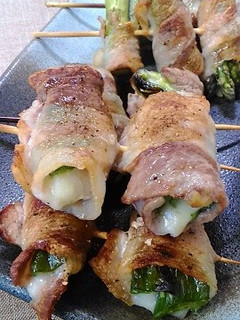 チーズ入りピーマンの肉巻き串♪-レシピのメイン写真