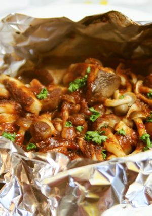 スパイシーなＢＢＱホイル焼き-レシピのメイン写真