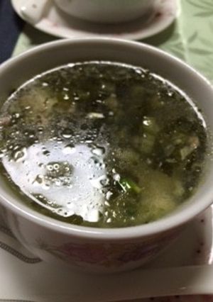 生のリと豆腐の中華風スープ-レシピのメイン写真