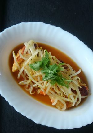 もやしソースでいただく！中華風つくね♪-レシピのメイン写真
