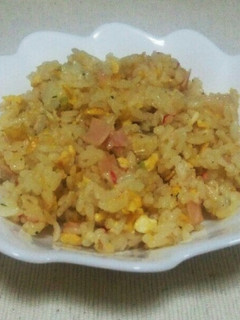 5分で完成☆簡単☆ガーリックマヨ炒飯-レシピのメイン写真