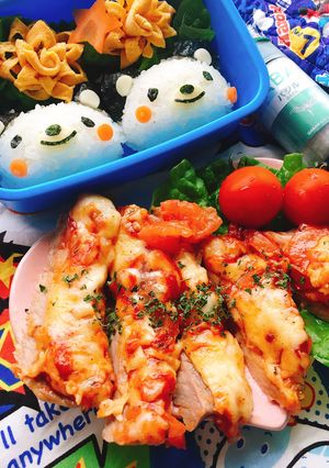 トースターでラクチン！ポークピザ-レシピのメイン写真