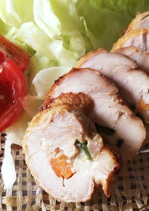 婚活に♡ジューシー鶏ロール-レシピのメイン写真