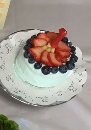 1歳のバースデーケーキ-レシピのメイン写真