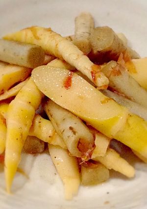 超簡単 早い 竹の子水煮とゴボウの土佐煮-レシピのメイン写真