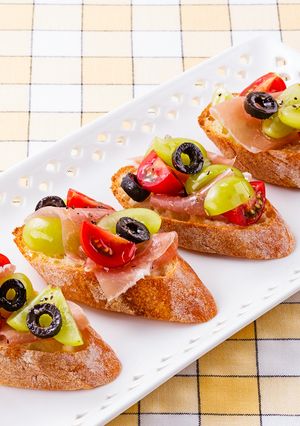 皮ごとマスカットのタルティーヌ-レシピのメイン写真