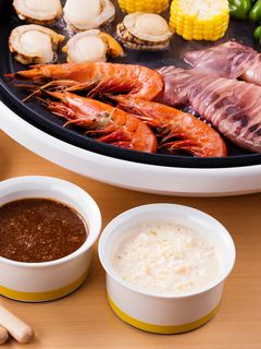 えび・いか・ほたての海鮮BBQ2種ソース-レシピのメイン写真