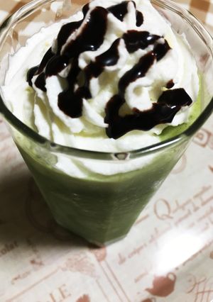 抹茶ラテ&バナナのフラペチーノ-レシピのメイン写真