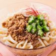 夏野菜と肉みその冷やしうどん