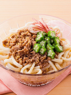 夏野菜と肉みその冷やしうどん-レシピのメイン写真