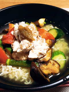 夏野菜でさっぱり☆冷やしラーメン-レシピのメイン写真