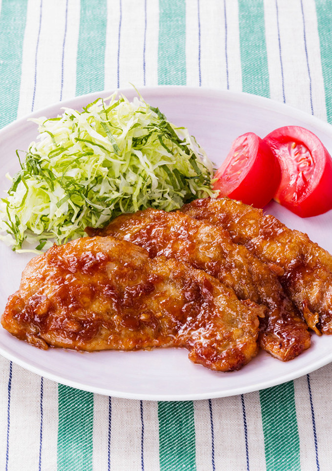 梅でさわやか！夏のしょうが焼き-レシピのメイン写真