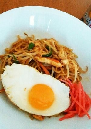 ゆる糖質オフ!もやしたっぷり焼きそば-レシピのメイン写真