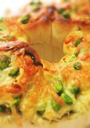 枝豆としらすのちぎりパン-レシピのメイン写真