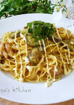 ♥チキンと茄子の和風ワンポットパスタ♥-レシピのメイン写真
