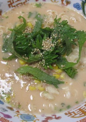 大葉香る、ケチャップミルクラーメン-レシピのメイン写真