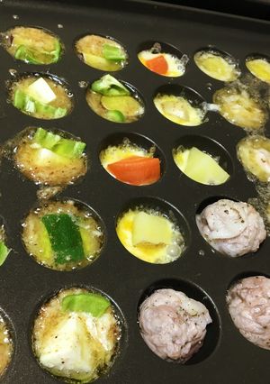 タコ焼き器で簡単アヒージョ-レシピのメイン写真