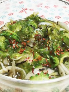 ゴーヤーと塩昆布の甘酢漬け-レシピのメイン写真