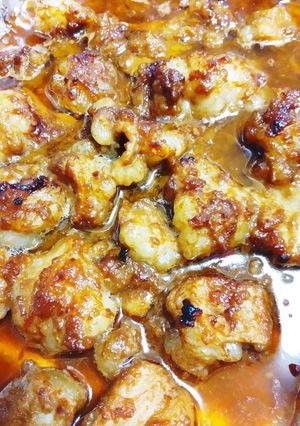 後片付け簡単♪味付け肉やホルモンの焼き肉-レシピのメイン写真