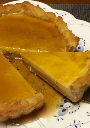 焼きプリンタルト-レシピのメイン写真