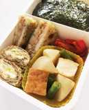 毎日男弁当⁂レンコンのはさみ揚げ弁当