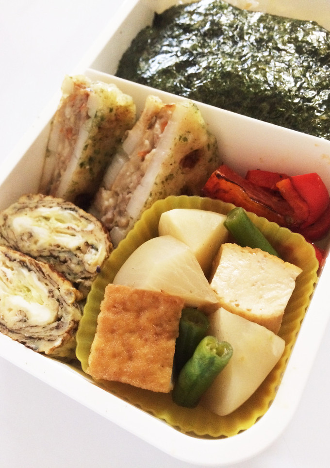 毎日男弁当⁂レンコンのはさみ揚げ弁当-レシピのメイン写真