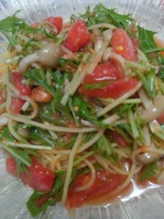 簡単冷製トマトパスタ-レシピのメイン写真