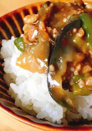 麻婆なすピー-レシピのメイン写真
