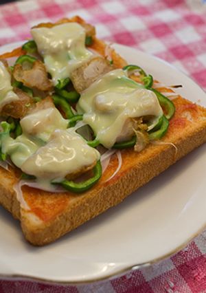 元気な朝ごはん☆基本のピザトースト-レシピのメイン写真