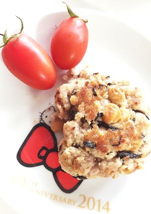 おから入りひじきの煮物からのハンバーグ-レシピのメイン写真