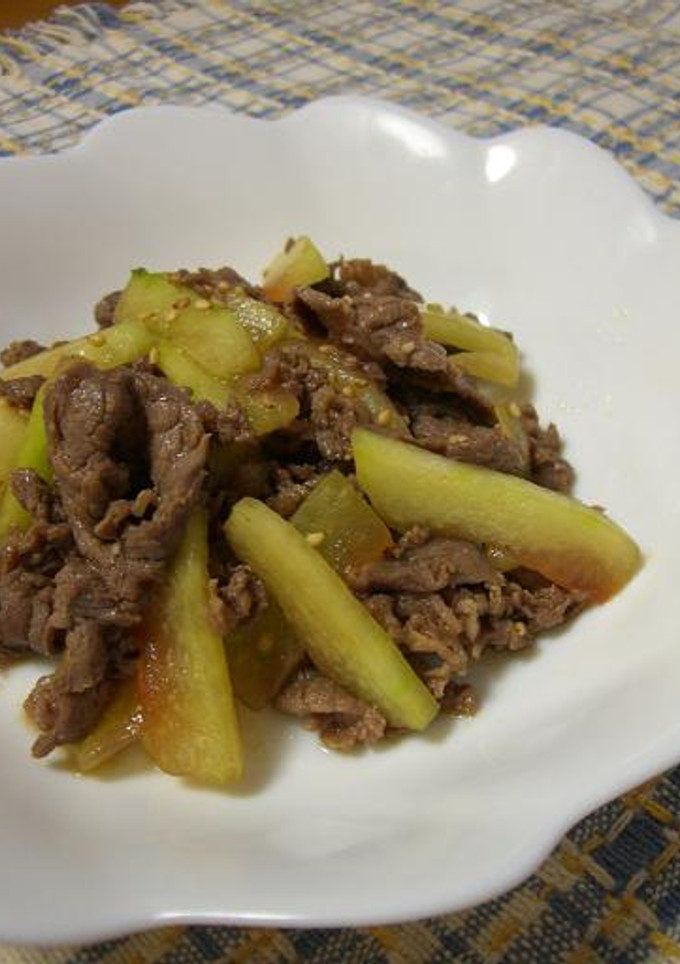 牛肉とすいかのぴり辛炒め-レシピのメイン写真