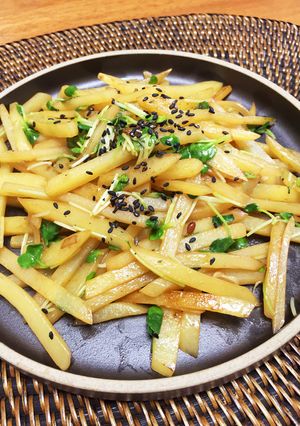 じゃがいも大量消費！酢醤油炒め-レシピのメイン写真