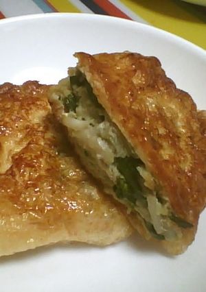 油揚げの香味挟み焼き-レシピのメイン写真