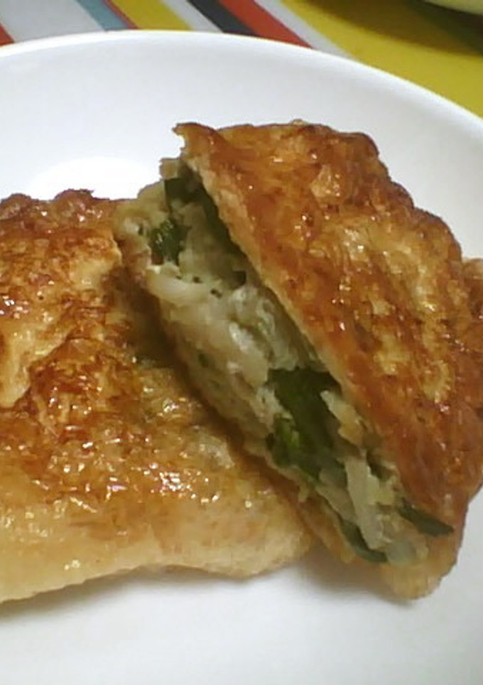 油揚げの香味挟み焼き-レシピのメイン写真