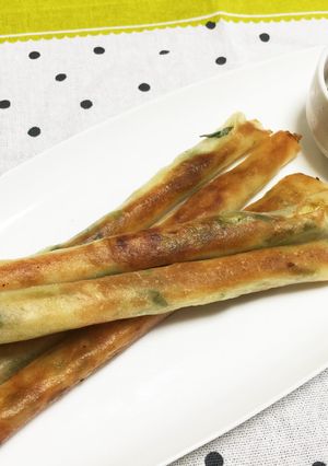 ネギだけ！おつまみ春巻きスティック-レシピのメイン写真