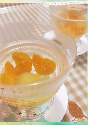 簡単!レンジでチンして☆サイダーゼリー-レシピのメイン写真