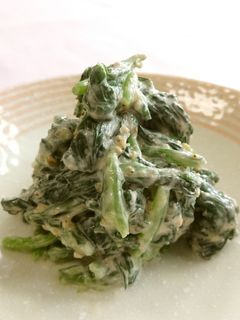 ほうれん草のクリームチーズ和え-レシピのメイン写真