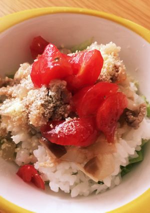 タコライス 1歳児への離乳食-レシピのメイン写真